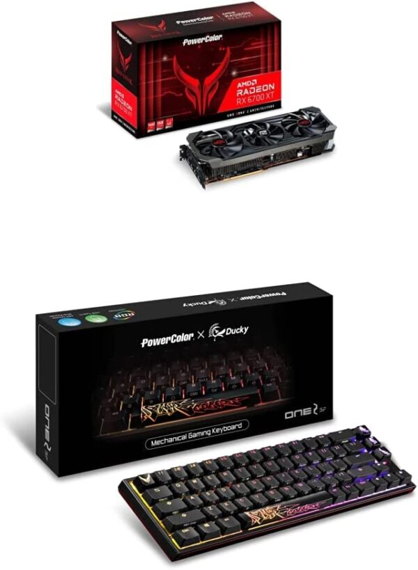 PowerColor Red Devil AMD Radeon RX 6700 XT Gaming Graphics Card with 12GB GDDR6 Memory, Powered by AMD RDNA 2, Raytracing, PCI Express 4.0, HDMI 2.1, AMD Infinity Cache - Image 2