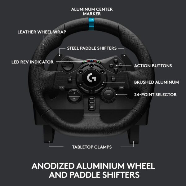 Logitech G923 Racing Wheel and Pedals for Xbox X|S, Xbox One and PC - Image 8