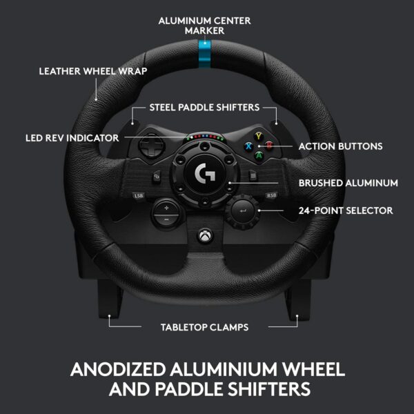 Logitech G923 Racing Wheel and Pedals for Xbox X|S, Xbox One and PC - Image 22