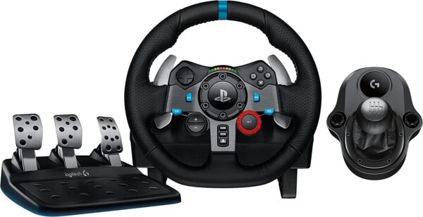 Logitech G920 Driving Force Racing Wheel + Logitech G Driving Force Shifter Bundle - Image 4