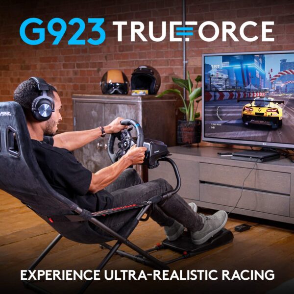Logitech G923 Racing Wheel and Pedals for Xbox X|S, Xbox One and PC - Image 4